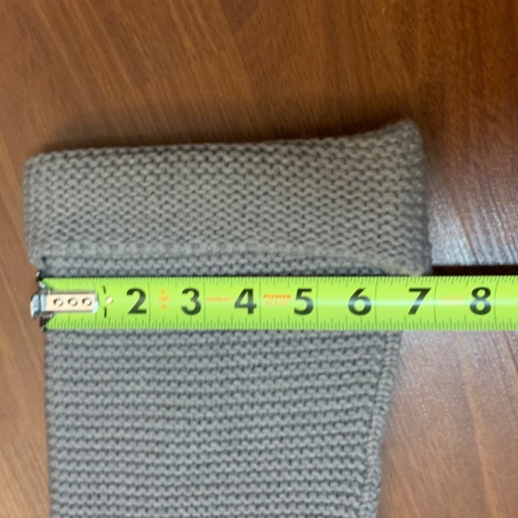 Jessica Simpson grey slouchy boho cozy ribbed knit mock neck (Connie) sweater - Picture 10 of 10